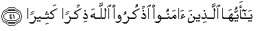 Al Ahzab(33): 41